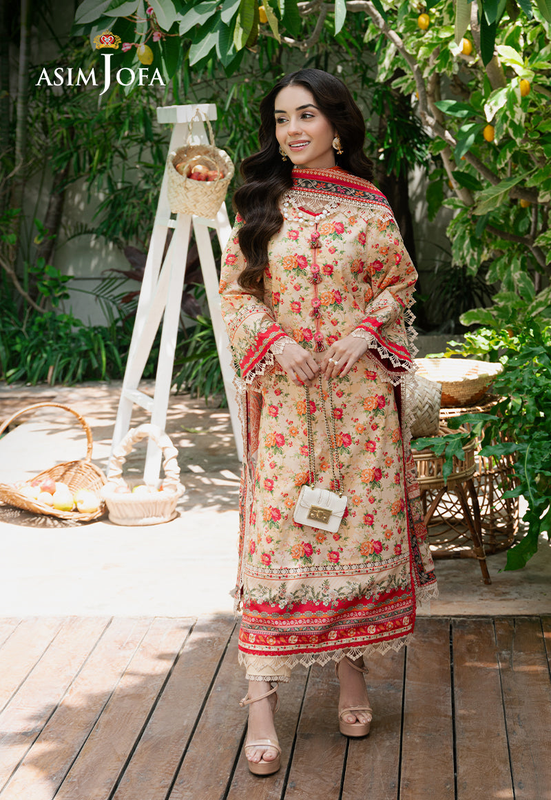 Asim Jofa | Prints Drop 2 | AJUUB-31 - Designer Dress with Intricate embroidery and embellishments. Shop elegent wedding dress at Maria Faisal.