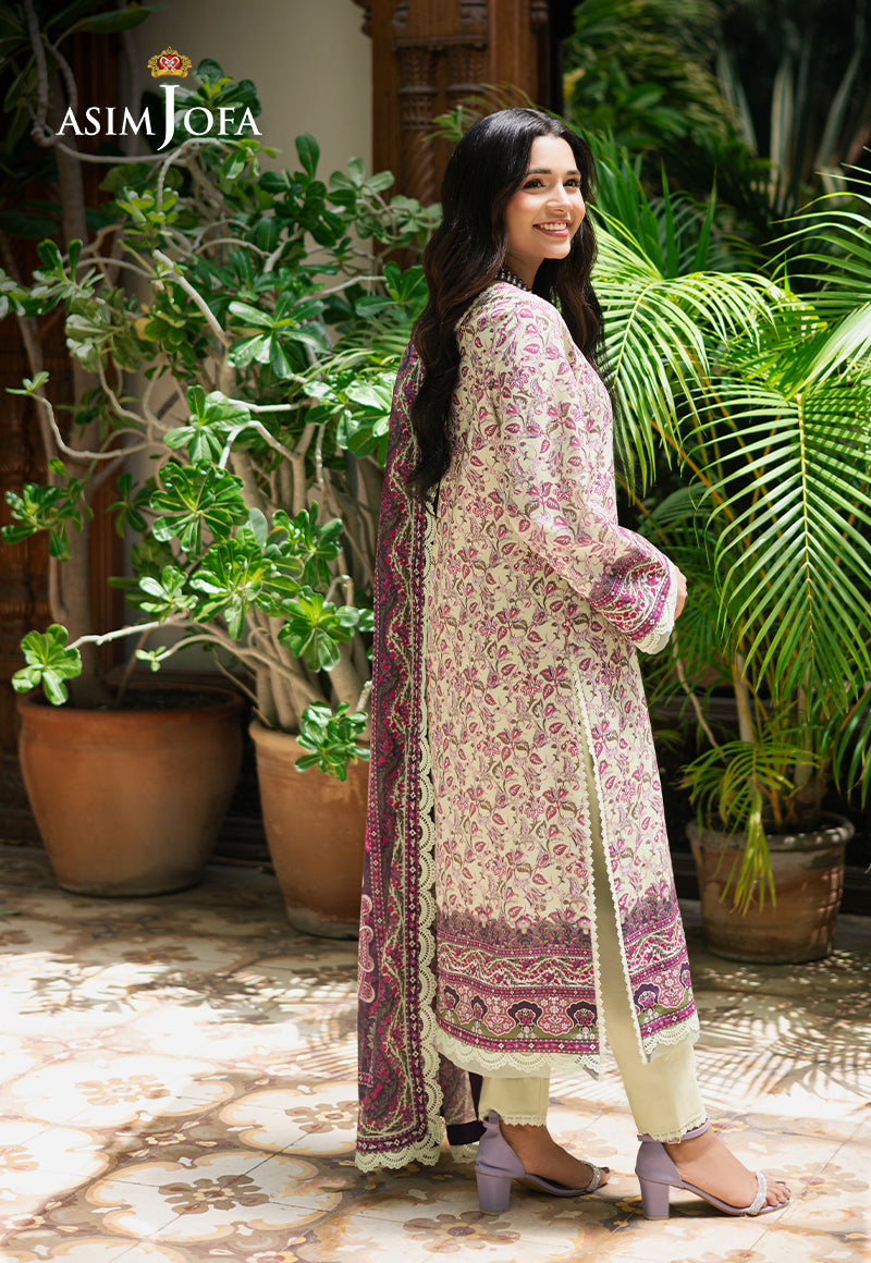 Asim Jofa | Prints Drop 2 | AJUUB-27 - Designer Dress with Intricate embroidery and embellishments. Shop elegent wedding dress at Maria Faisal.