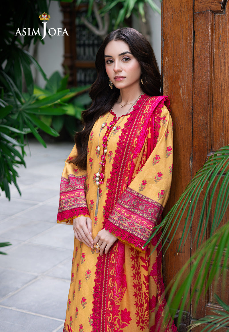 Asim Jofa | Prints Drop 2 | AJUUB-36 - Designer Dress with Intricate embroidery and embellishments. Shop elegent wedding dress at Maria Faisal.