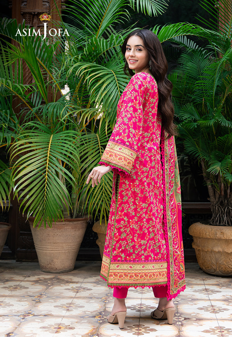 Asim Jofa | Prints Drop 2 |  AJUUB-24 - Designer Dress with Intricate embroidery and embellishments. Shop elegent wedding dress at Maria Faisal.