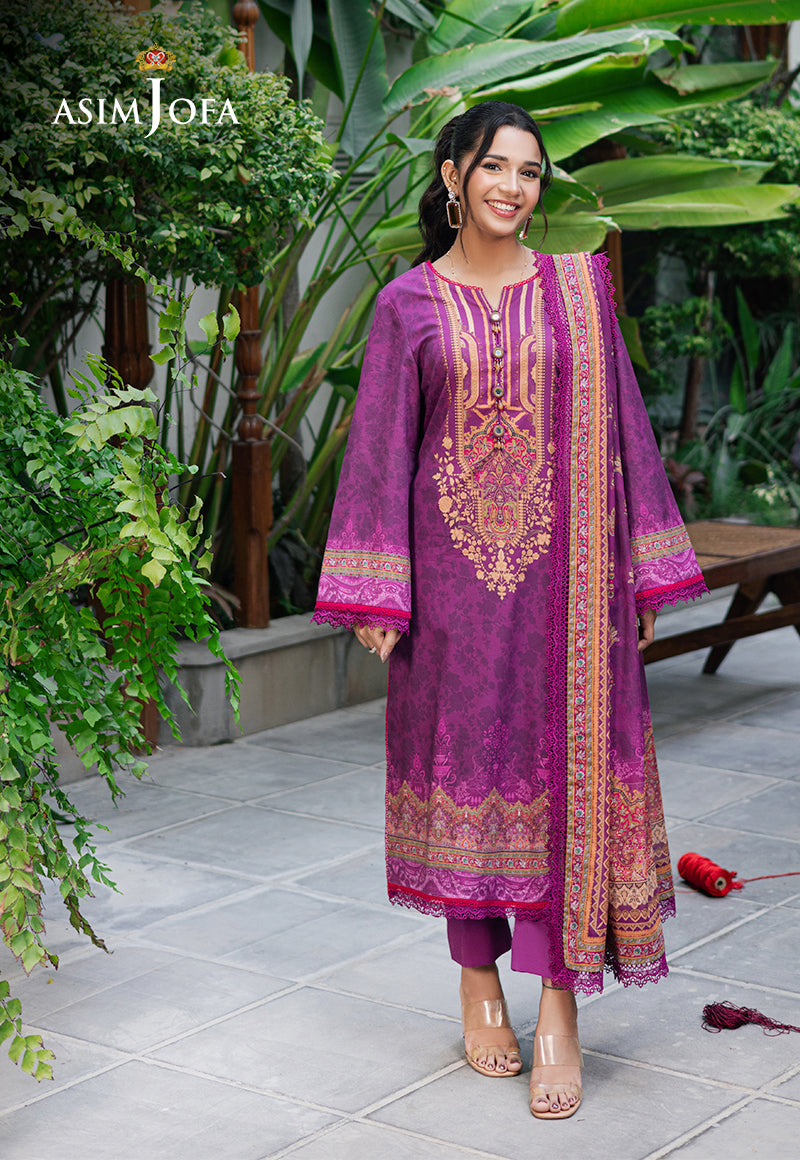 Asim Jofa | Prints Drop 2 |AJUUB-30 - Designer Dress with Intricate embroidery and embellishments. Shop elegent wedding dress at Maria Faisal.