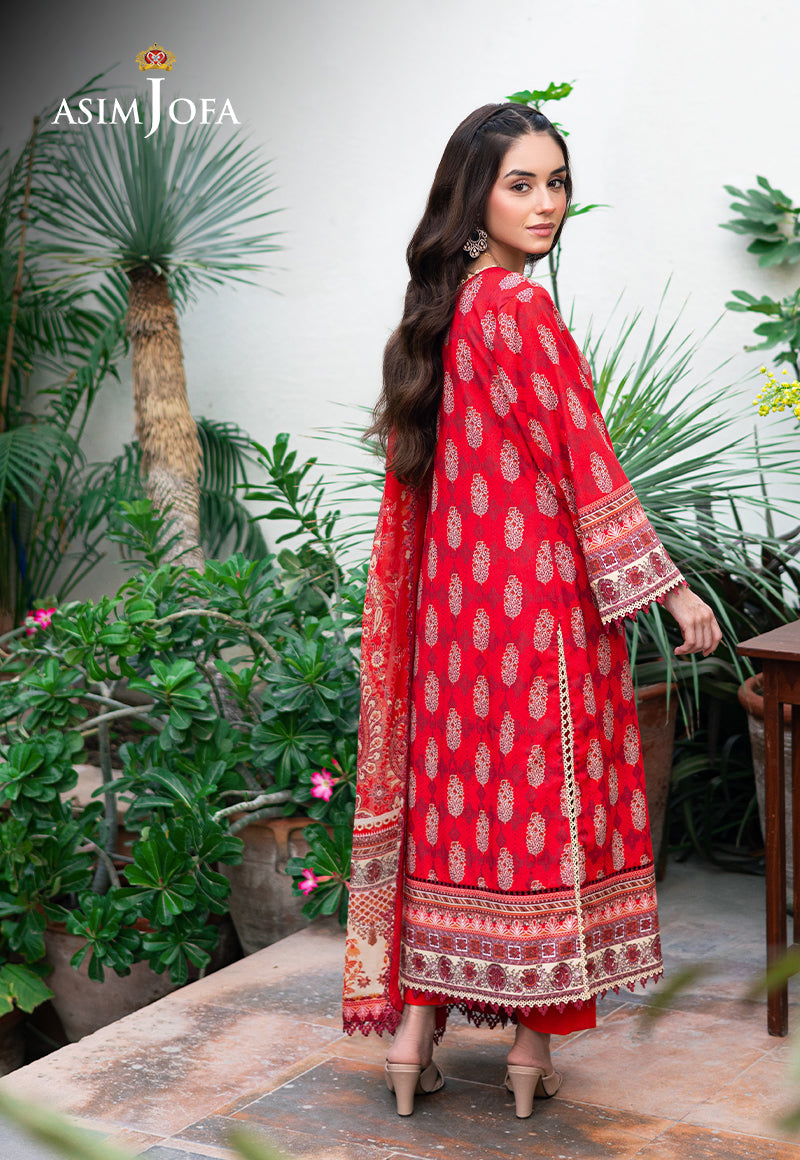 Asim Jofa | Prints Drop 2 |  AJUUB-35 - Designer Dress with Intricate embroidery and embellishments. Shop elegent wedding dress at Maria Faisal.