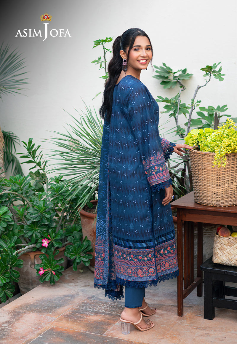 Asim Jofa | Prints Drop 2 | AJUUB-37 - Designer Dress with Intricate embroidery and embellishments. Shop elegent wedding dress at Maria Faisal.