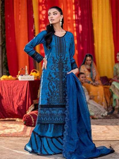 Salitex | Shehnai Festive | No018 by Maria Faisal - Registered Vendor of : Salitex - type : Ladies Clothes - 100% original wedding dresses