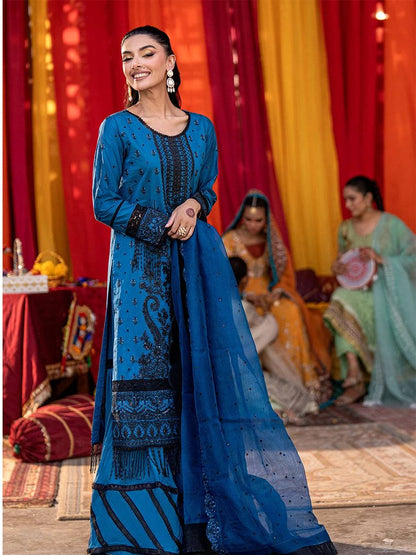 Salitex | Shehnai Festive | No018 by Maria Faisal - Registered Vendor of : Salitex - type : Ladies Clothes - 100% original wedding dresses