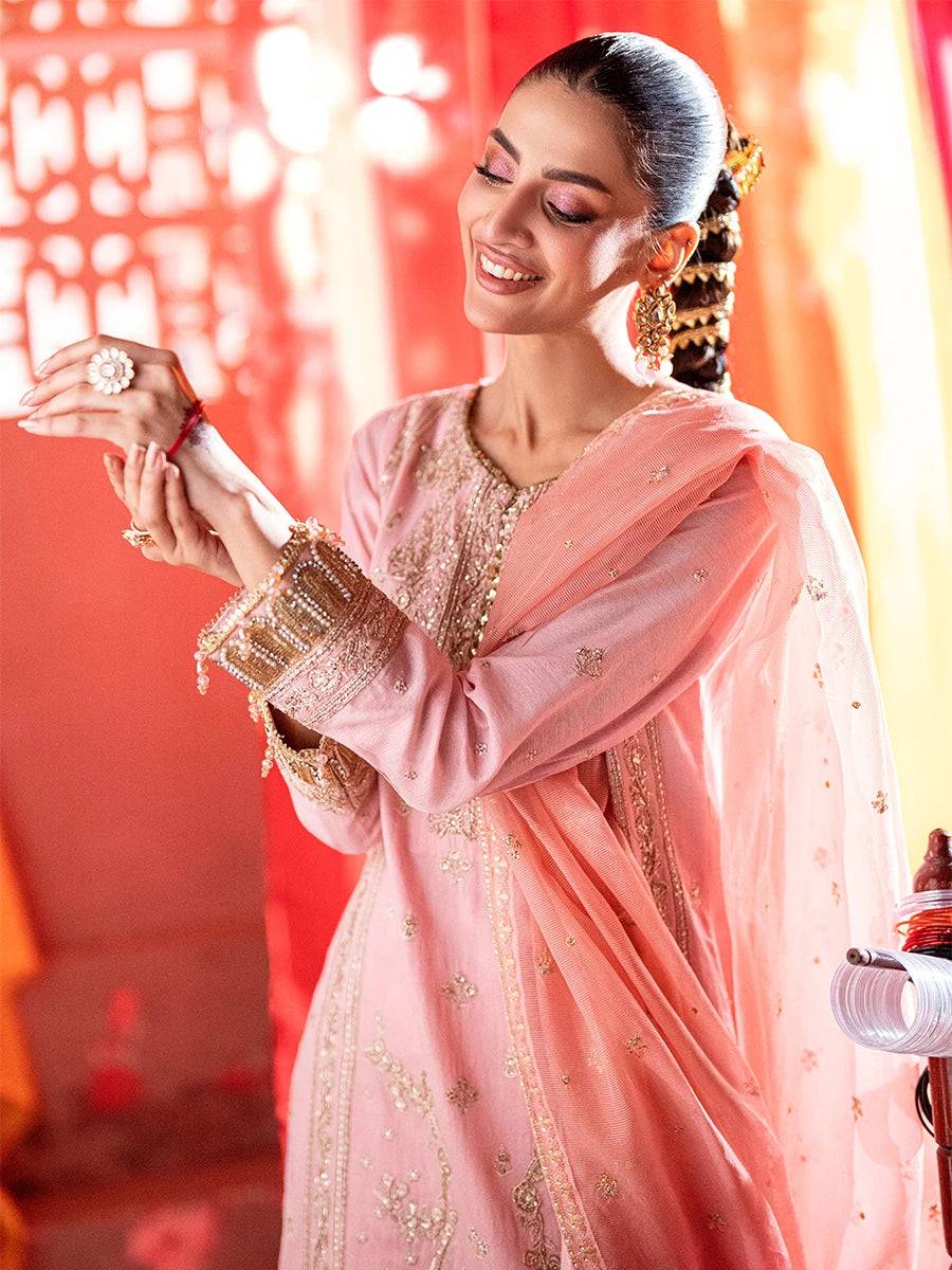 Salitex | Shehnai Festive | No019 by Maria Faisal - Registered Vendor of : Salitex - type : Ladies Clothes - 100% original wedding dresses