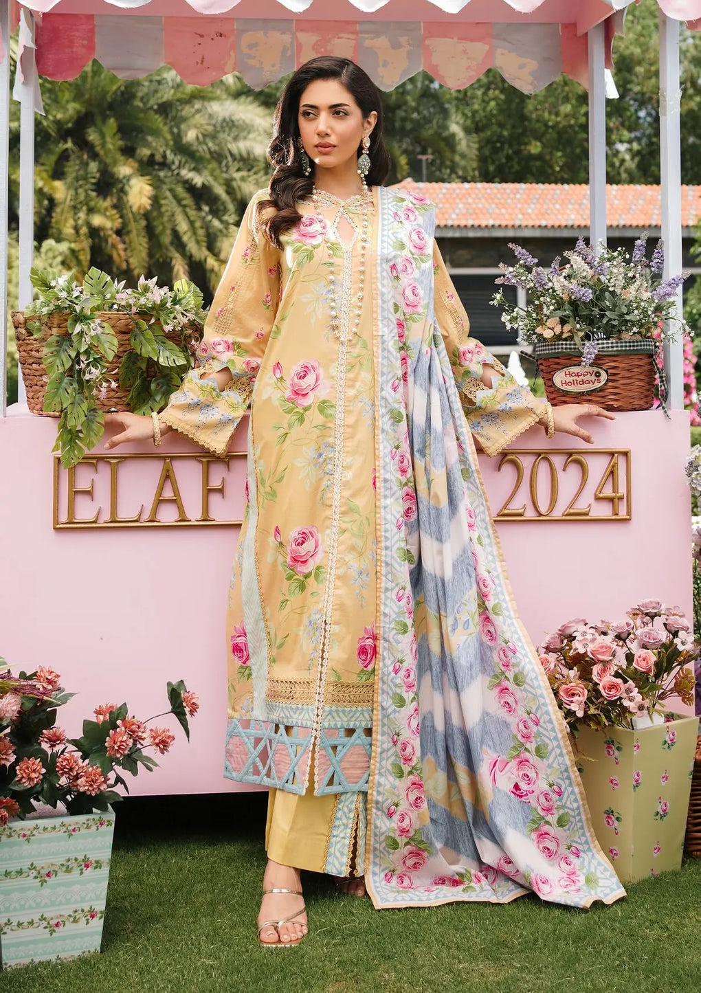 Elaf Premium | Printed Collection 24 | EEP-03A - Citrus Squad - Waniyas