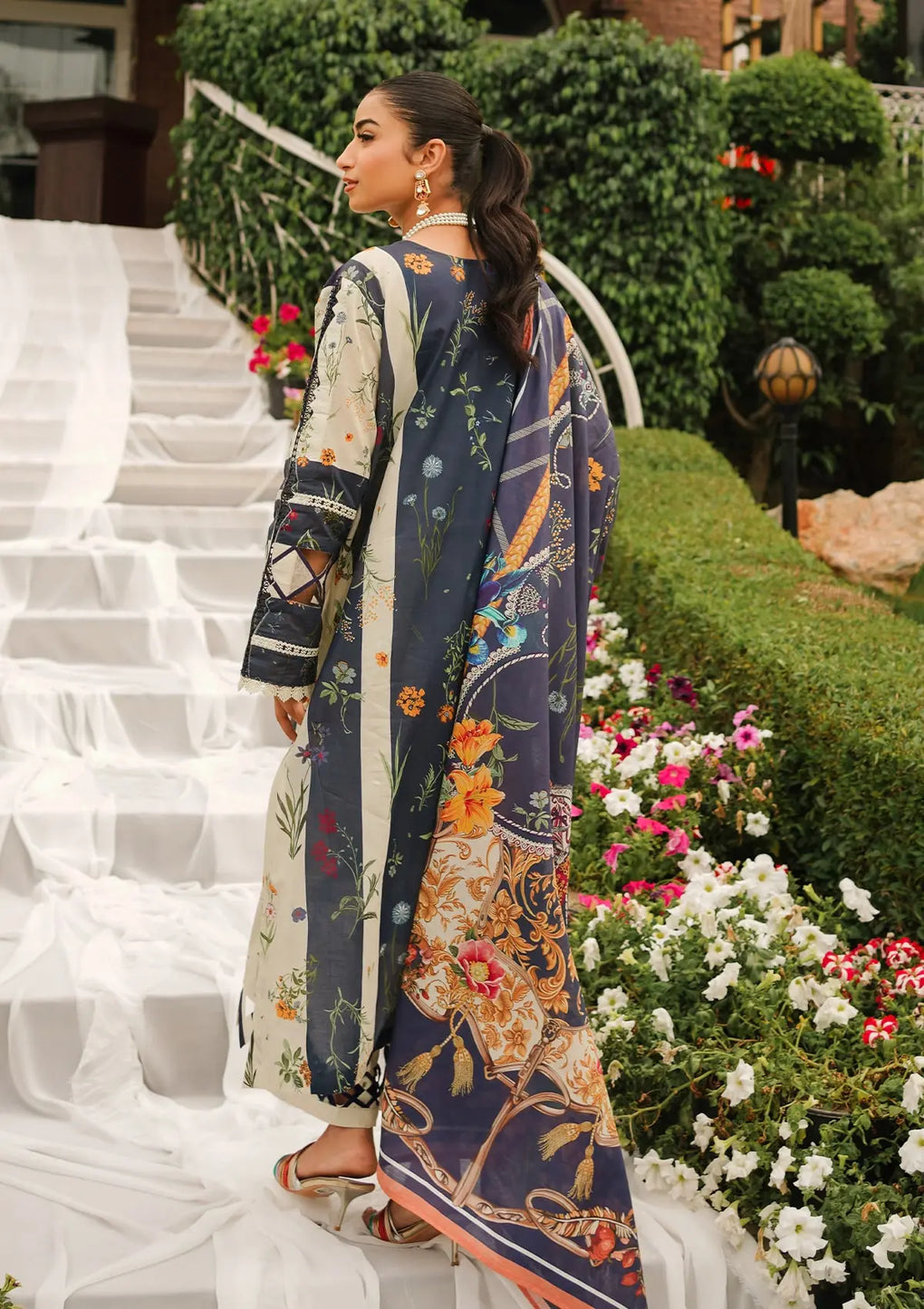 Elaf Premium | Printed Collection 24 | EEP-08B - Breeze Together - Waniyas