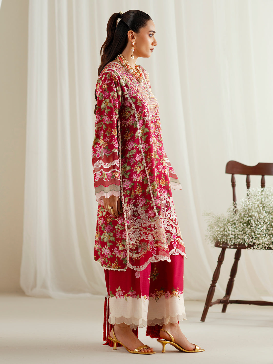 Bin Ilyas | Eres Bonita Viscose 25 | 1107-B - Ladies Clothes - Maria Faisal