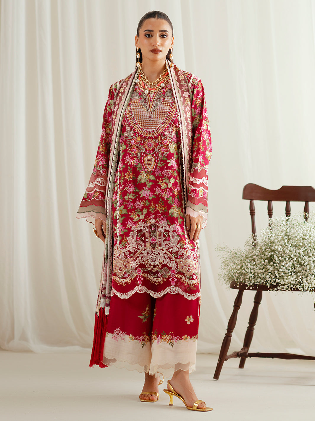 Bin Ilyas | Eres Bonita Viscose 25 | 1107-B - Ladies Clothes - Maria Faisal