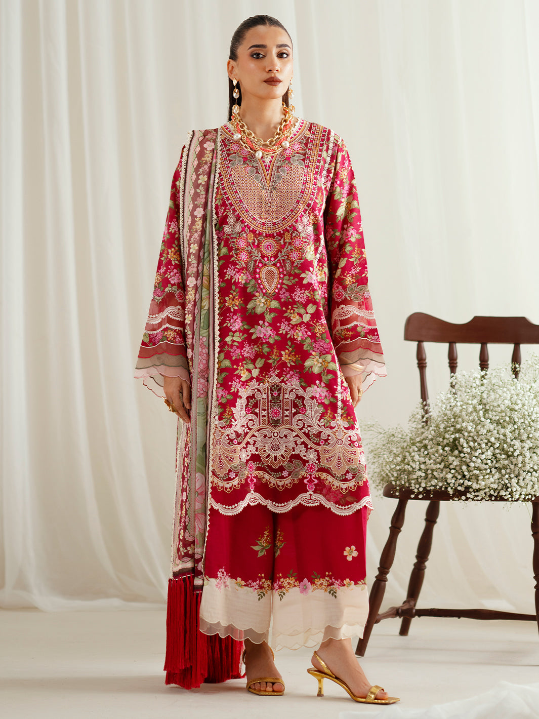 Bin Ilyas | Eres Bonita Viscose 25 | 1107-B - Ladies Clothes - Maria Faisal