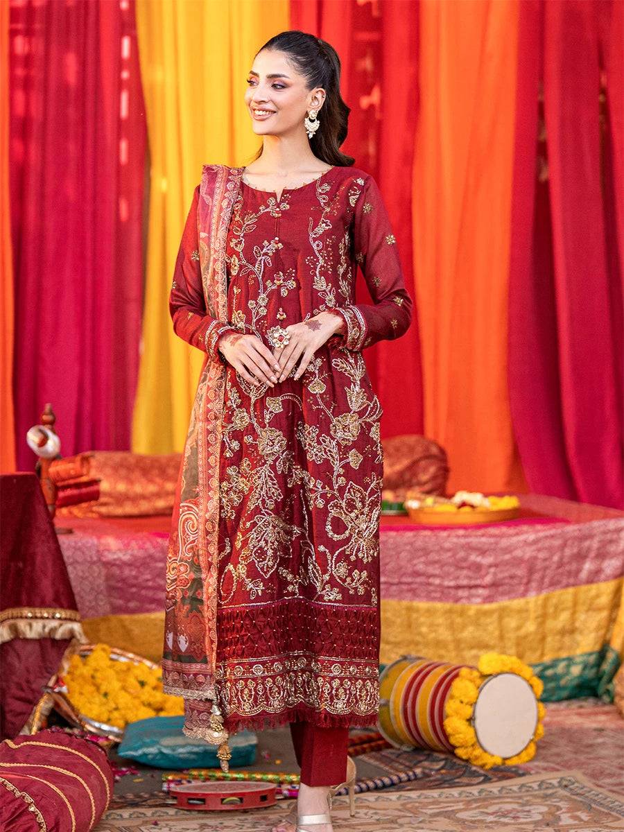 Salitex | Shehnai Festive | No036 by Maria Faisal - Registered Vendor of : Salitex - type : Ladies Clothes - 100% original wedding dresses