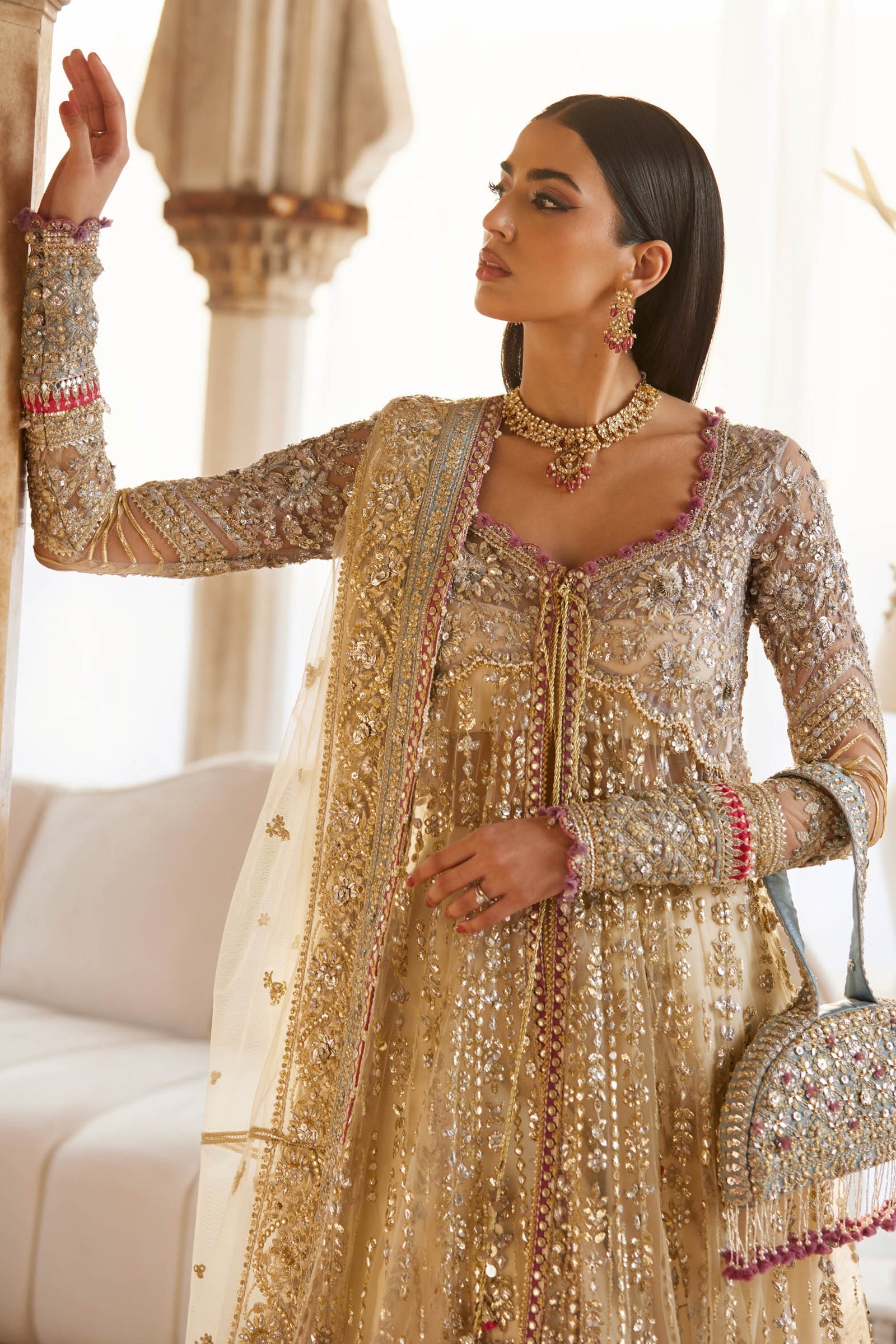 ZAR-E MAHR (ZC25-06) – authentic Pakistani dress from the Gossamer 25 collection for women in the UK