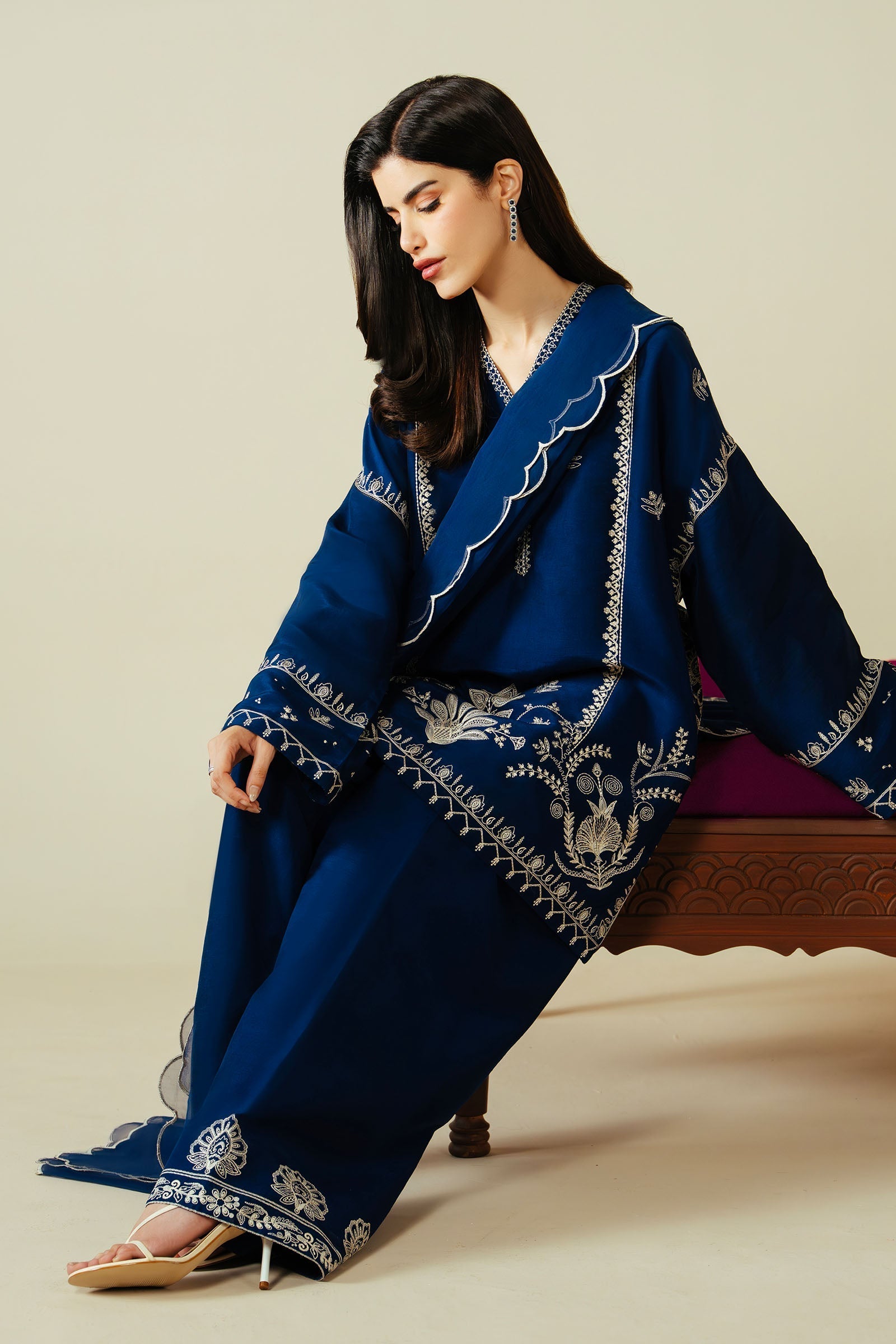 Zaha | Serae Pret | SERELIS - Formal Dress - available at Maria Faisal in UK and USA.