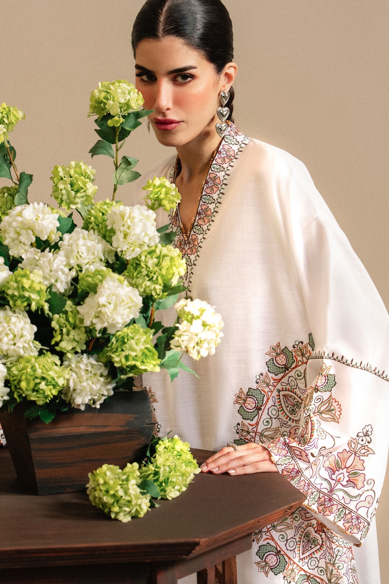 Elan | Winter Basics 25 | EIRA (ERW-21567) - Casual Dress - available at Maria Faisal in UK and USA.