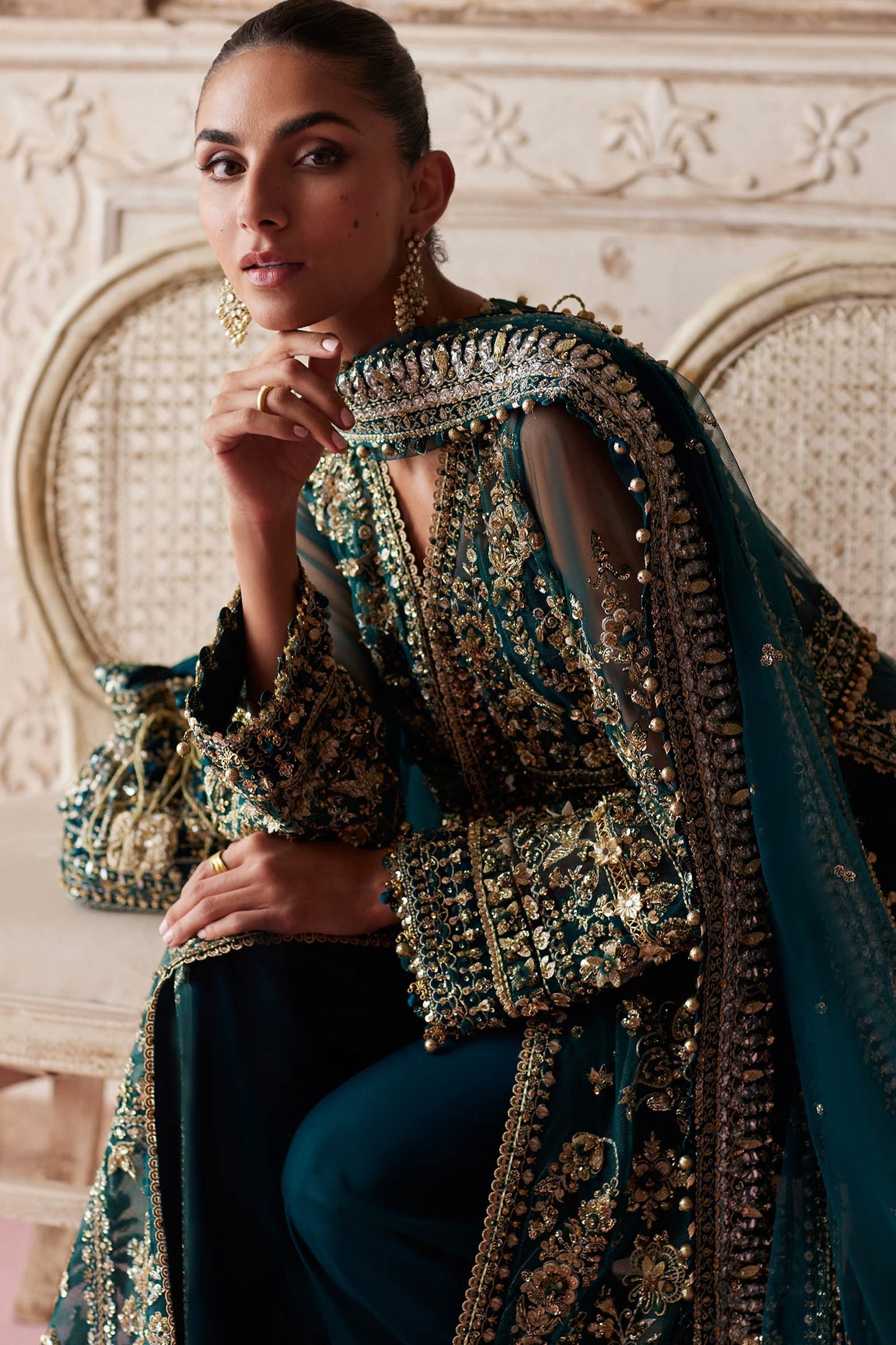 AYLIN-E-JADE (ZC25-05) – authentic Pakistani dress from the Gossamer 25 collection for women in the UK