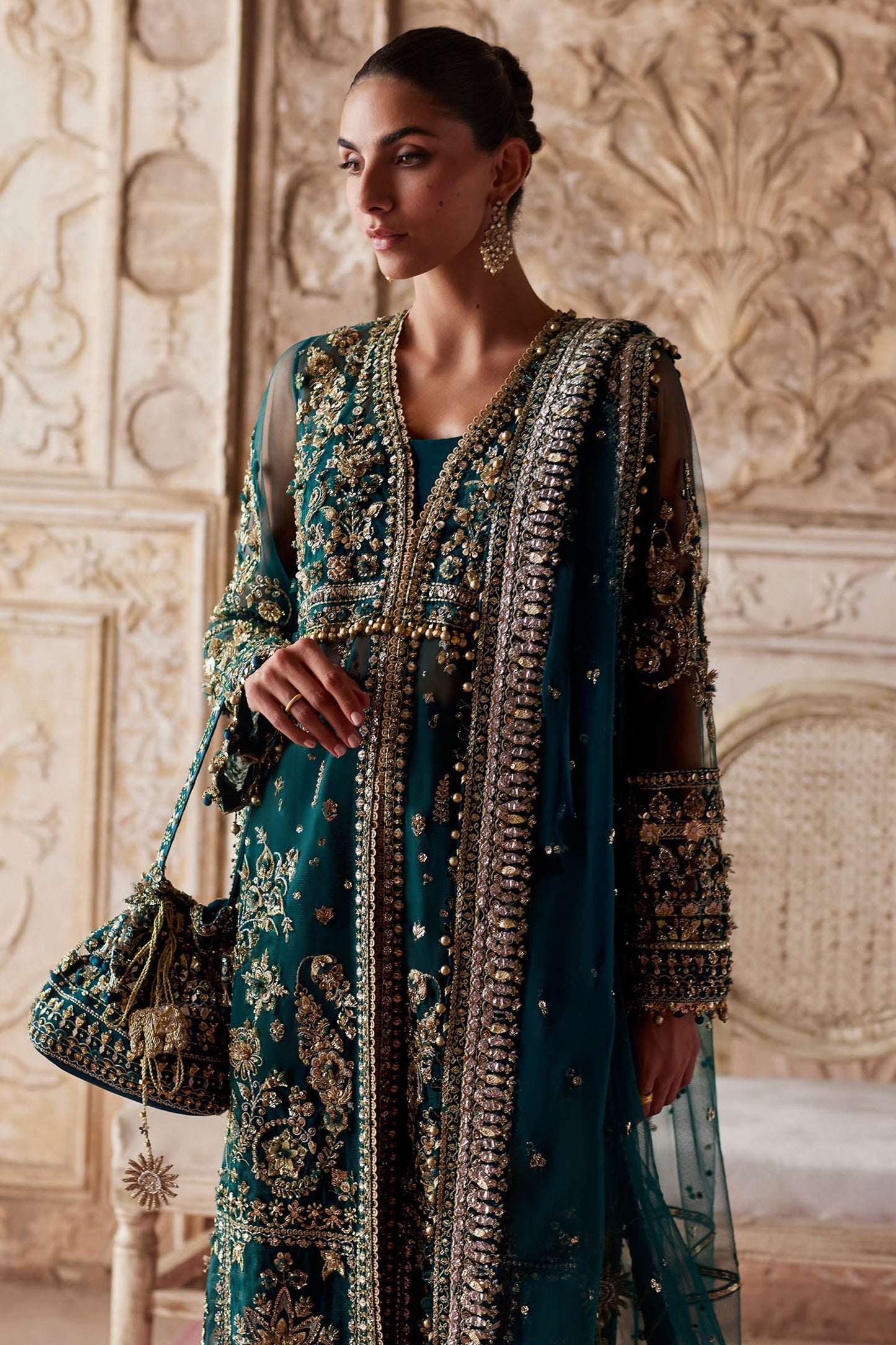 AYLIN-E-JADE (ZC25-05) – authentic Pakistani dress from the Gossamer 25 collection for women in the UK
