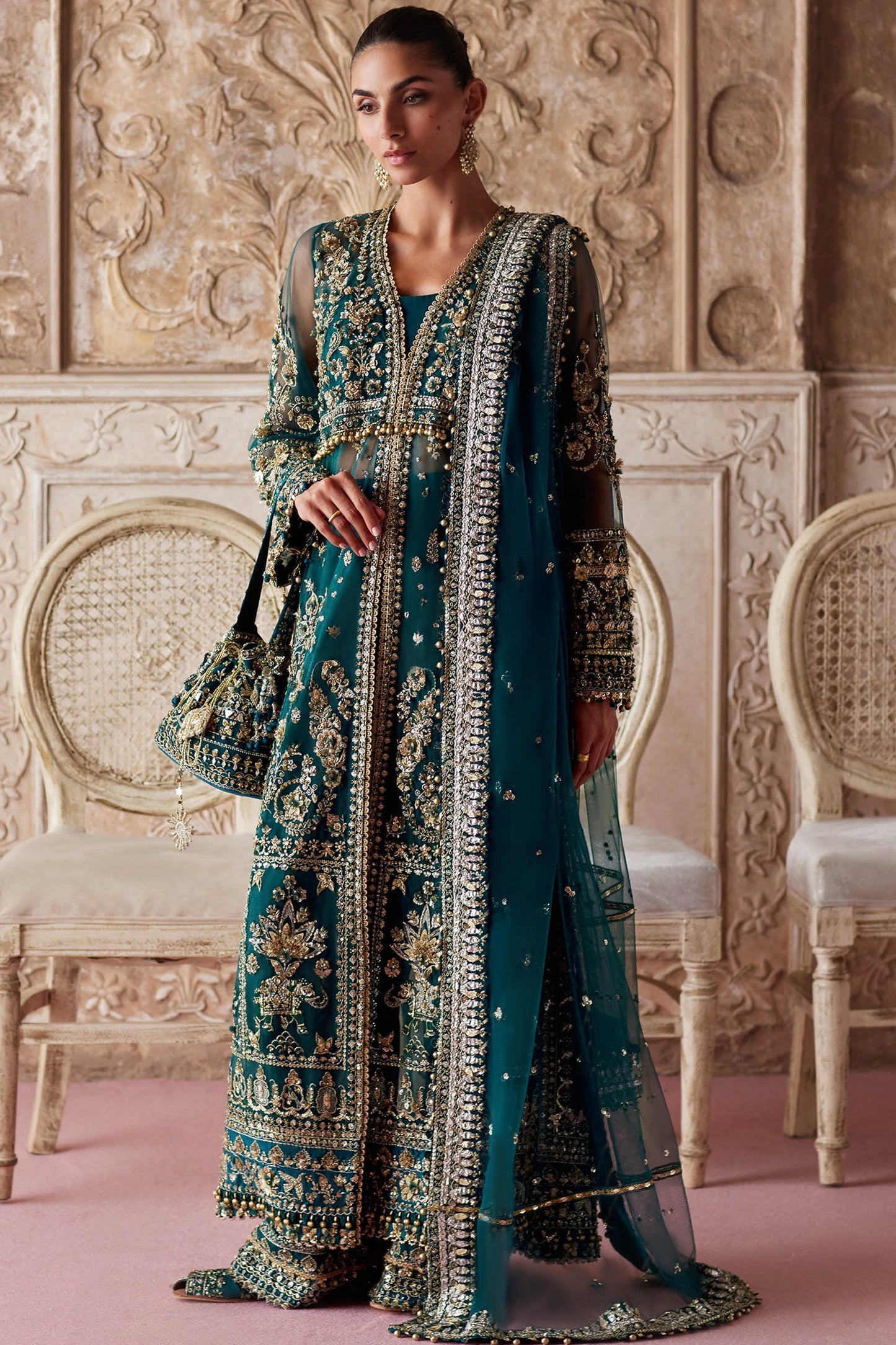 AYLIN-E-JADE (ZC25-05) – authentic Pakistani dress from the Gossamer 25 collection for women in the UK