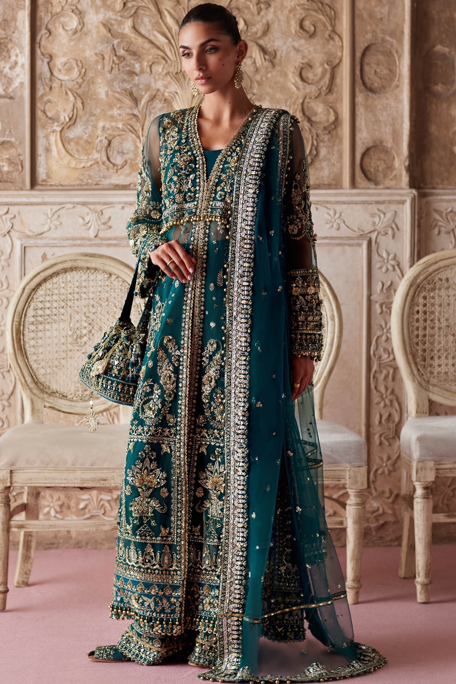 AYLIN-E-JADE (ZC25-05) – authentic Pakistani dress from the Gossamer 25 collection for women in the UK
