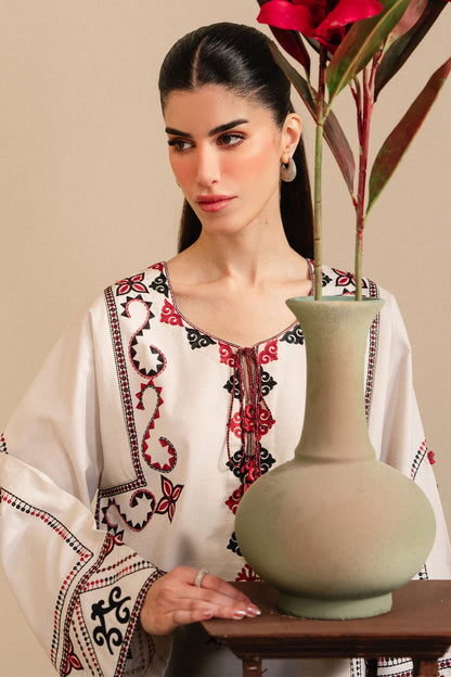 Elan | Winter Basics 25 | MEHR (ERW-21568) - Casual Dress - available at Maria Faisal in UK and USA.