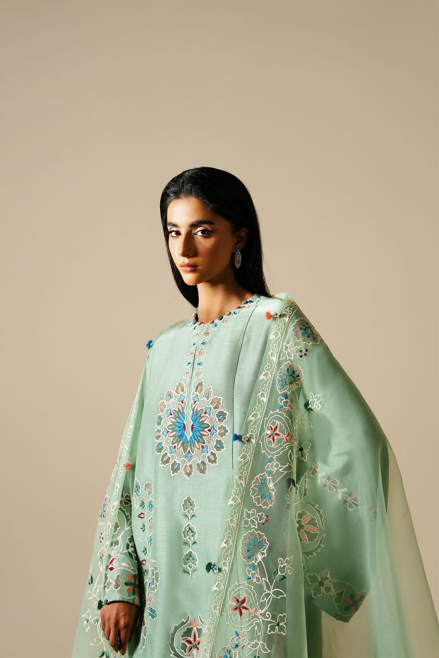 Zaha | Serae Pret | CAELINA - Formal Dress - available at Maria Faisal in UK and USA.