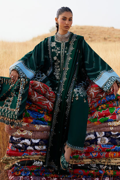 Zaha | Winter 25 | YASMIN (ZW25-09) - Luxury Dress - available at Maria Faisal in UK and USA.