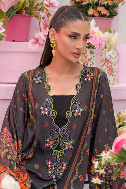 Chic Ophicial | The Maison Duo | Noir Saga - Luxury Dress - available at Maria Faisal in UK and USA.