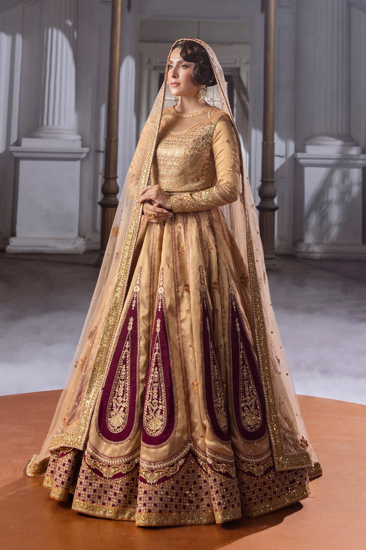 Erum Khan | Jahan Wedding 25 | Plum Spark - Ladies Clothes - Maria Faisal