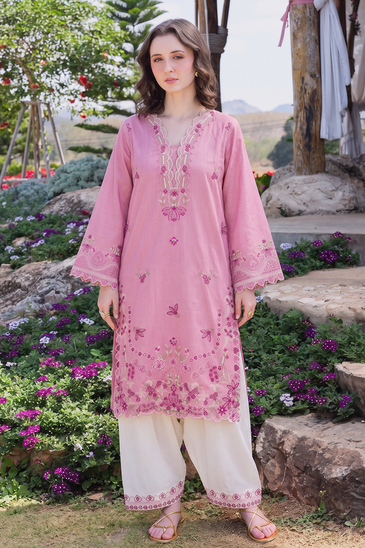 Saad Shaikh | Ease Fall Edit 26 | Evana - Casual Dress - available at Maria Faisal in UK and USA.