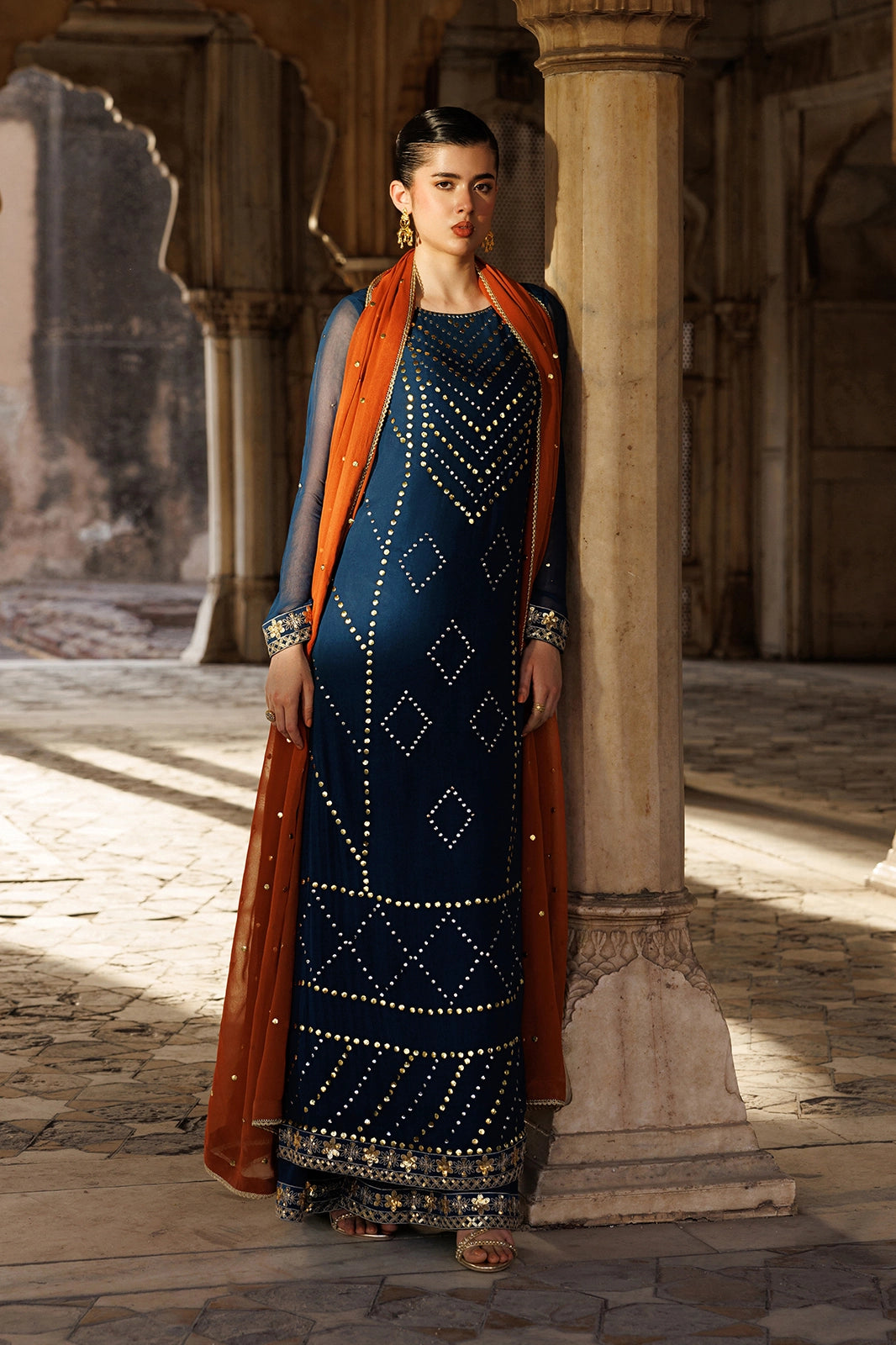 Vanya | Virsa Formals | ED-011 - Formal Dress - available at Maria Faisal in UK and USA.