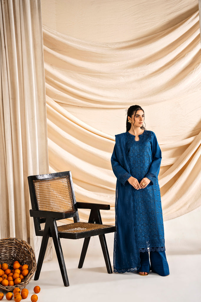 Florent | Festive Lawn 24 | FLF - 3B - Designer Dress with Intricate embroidery and embellishments. Shop elegent wedding dress at Maria Faisal.