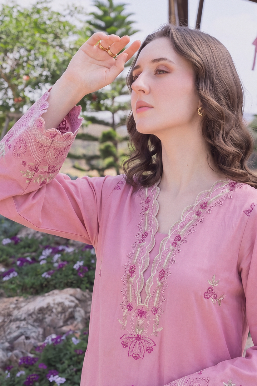 Saad Shaikh | Ease Fall Edit 26 | Evana - Casual Dress - available at Maria Faisal in UK and USA.