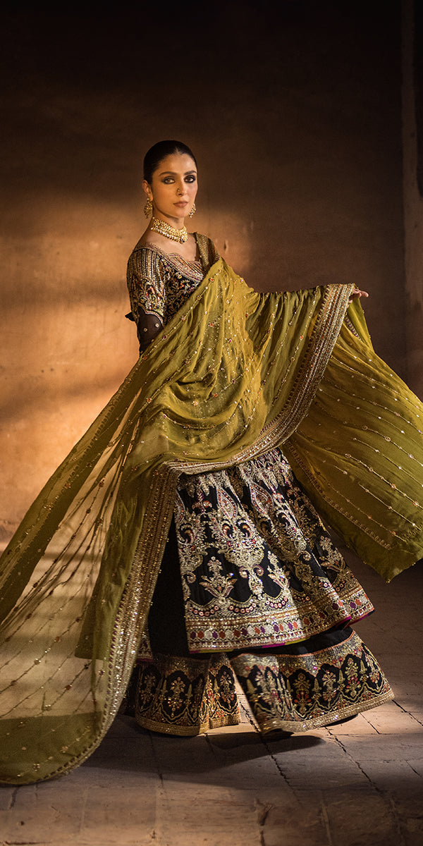 Erum Khan | Jahan Wedding Formals | LEELA - Wedding Dress - Maria Faisal