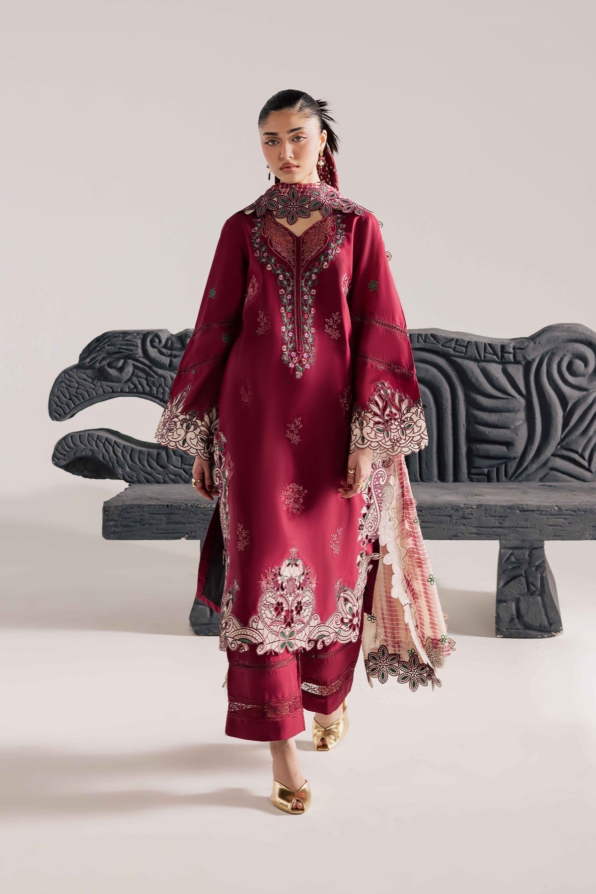 Vanya | Celine Formals | CN-19 - Formal Dress - available at Maria Faisal in UK and USA.
