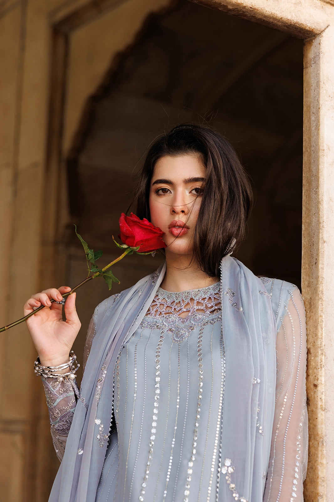 Vanya | Virsa Formals | ED-016 - Formal Dress - available at Maria Faisal in UK and USA.