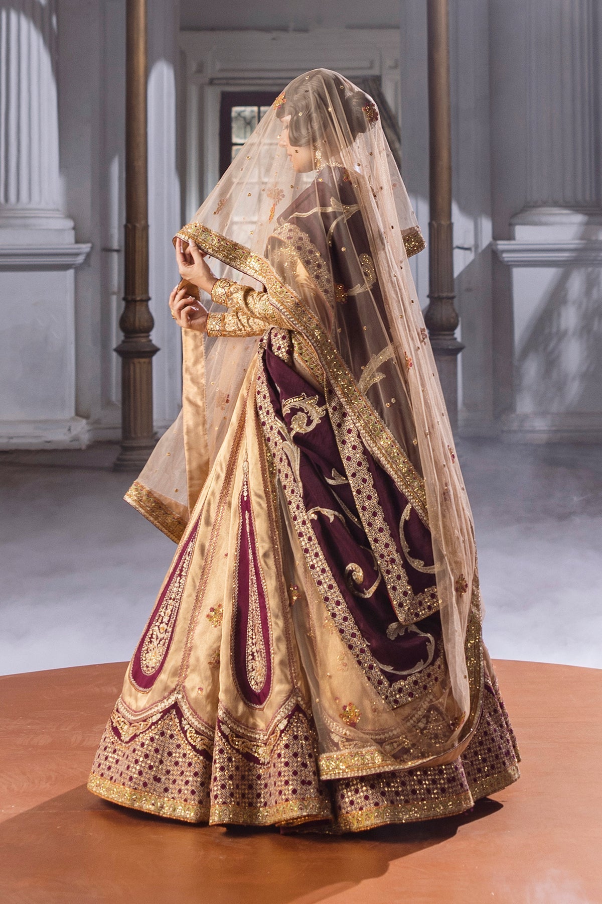 Erum Khan | Jahan Wedding 25 | Plum Spark - Ladies Clothes - Maria Faisal