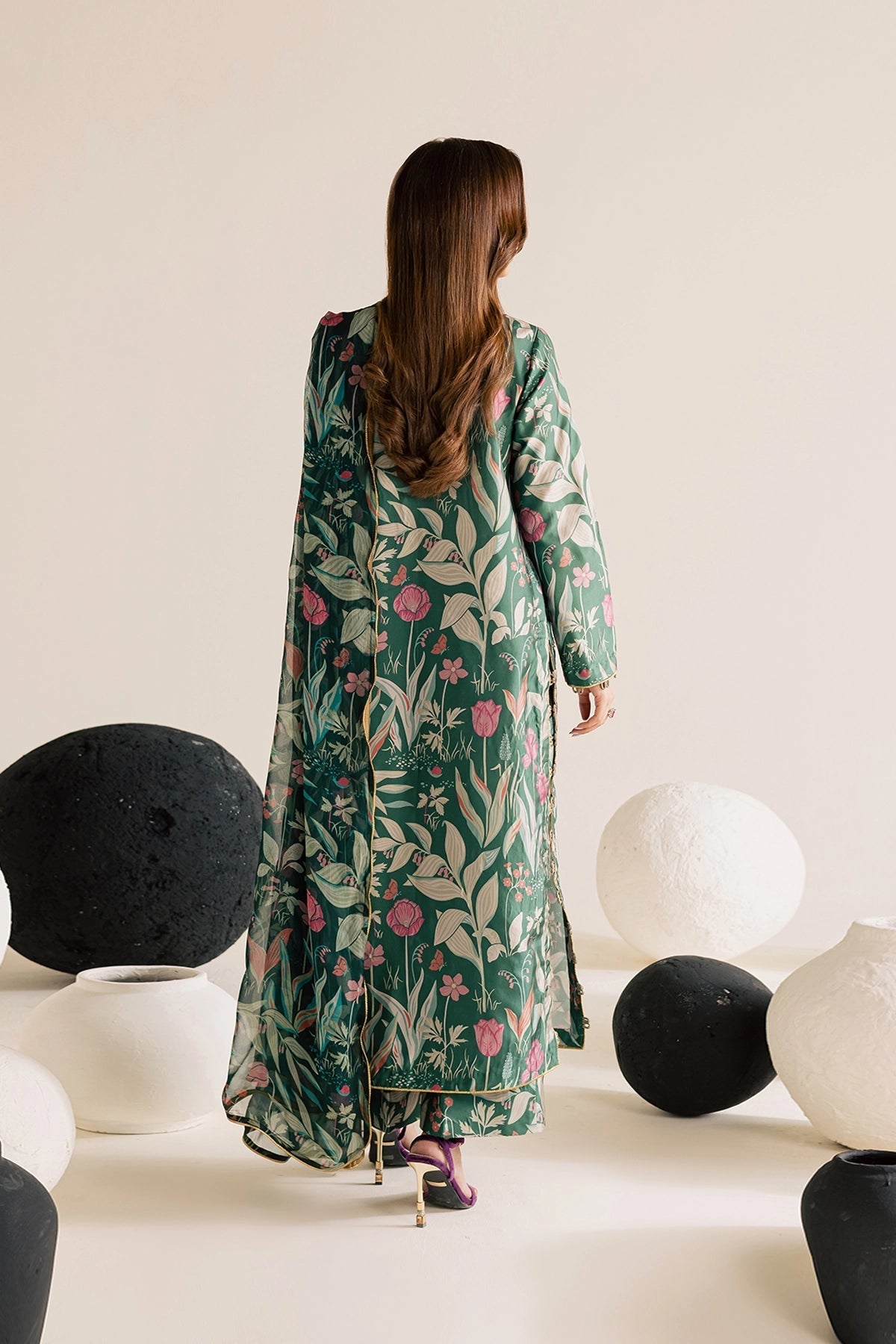 Vanya | Solana Luxe Pret | FF-85 - Luxury Dress - available at Maria Faisal in UK and USA.