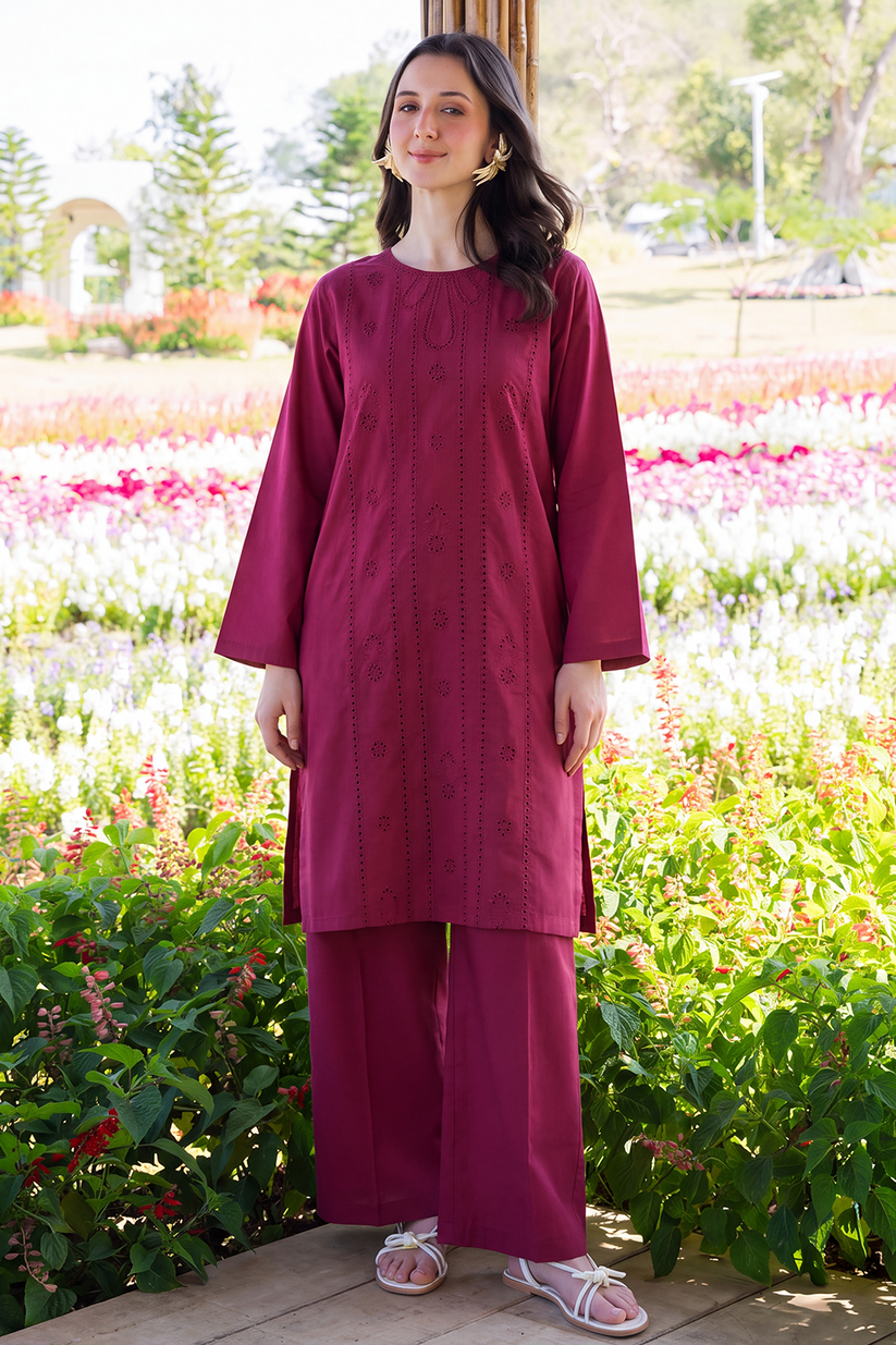 Saad Shaikh | Ease Fall Edit 26 | Marielle - Casual Dress - available at Maria Faisal in UK and USA.