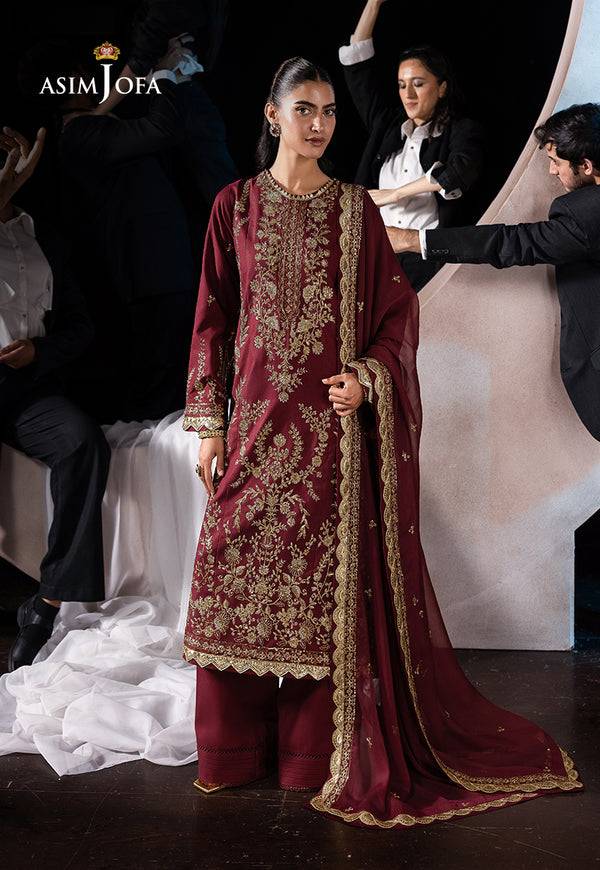 Asim Jofa | Festive Collection 25 | AJLF-02 by Maria Faisal - Registered Vendor of : Asim Jofa - type : Ladies Clothes - 100% original wedding dresses