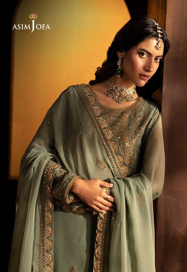 Asim Jofa | Festive Collection 25 | AJLF-07 by Maria Faisal - Registered Vendor of : Asim Jofa - type : Ladies Clothes - 100% original wedding dresses