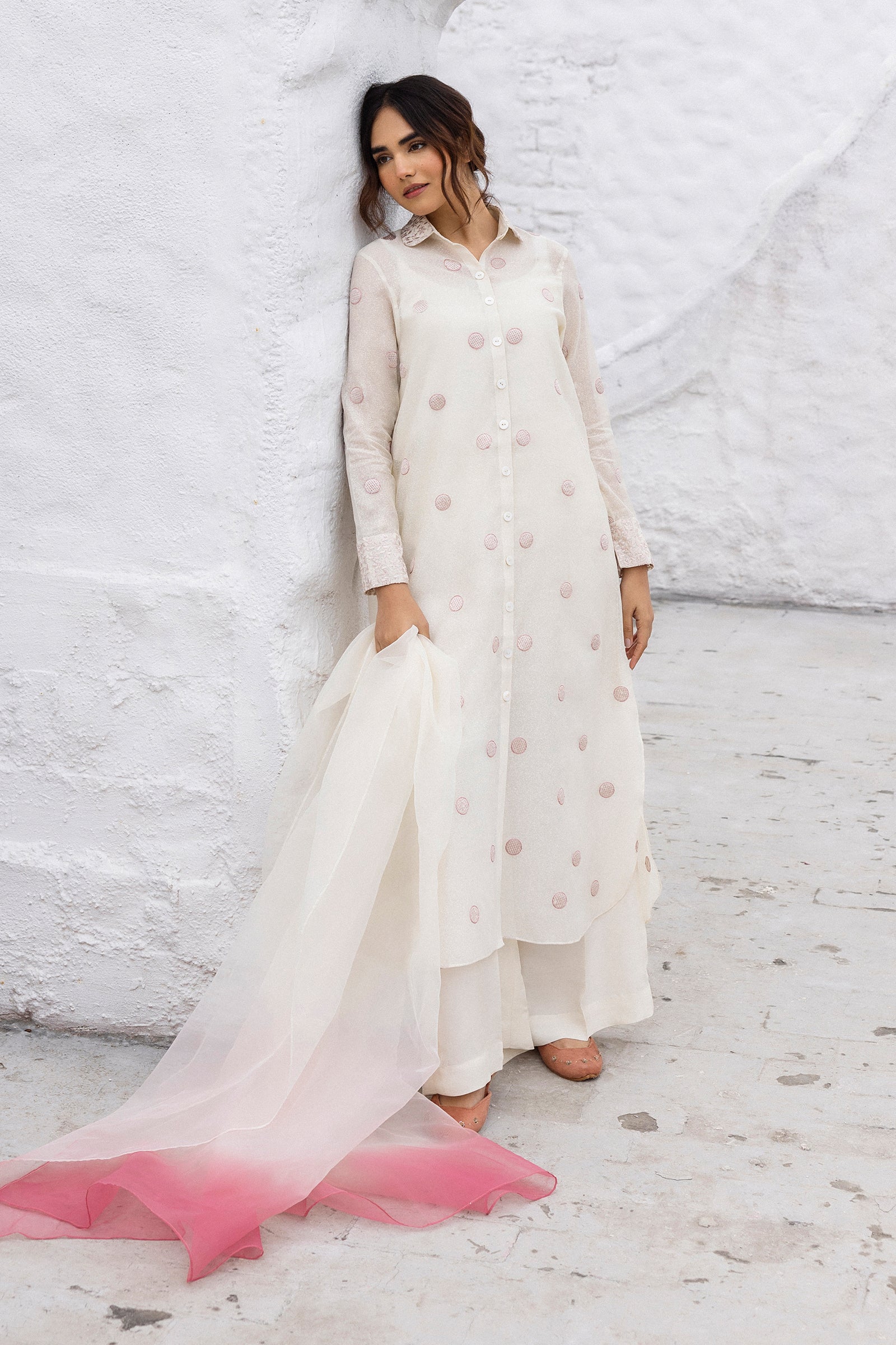 Erum Khan | Ramadan Edition | Safa - Designer Dress with Intricate embroidery and embellishments. Shop elegent wedding dress at Maria Faisal.