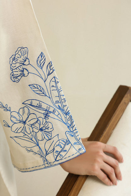 Sahar | Pre Essential Emb Edit | Camellia Pearl - Ladies Clothes - Maria Faisal