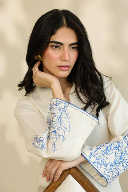 Sahar | Pre Essential Emb Edit | Camellia Pearl - Ladies Clothes - Maria Faisal