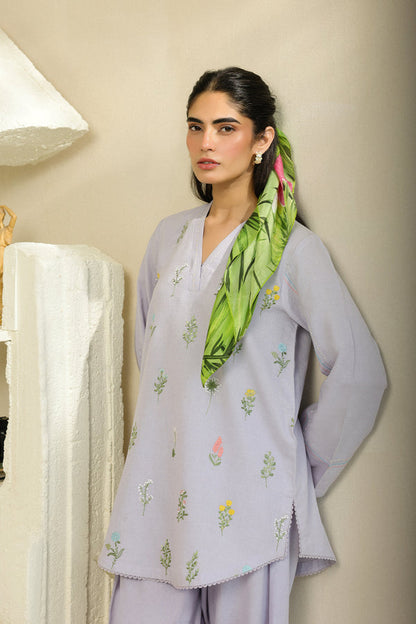 Sahar | Pre Essential Emb Edit | Iris Glow - Ladies Clothes - Maria Faisal