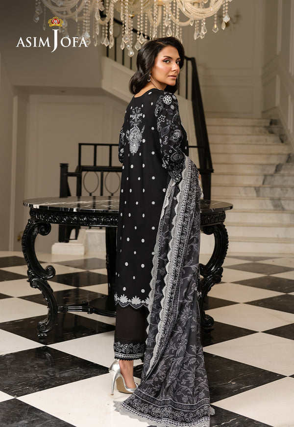 Asim Jofa | Summer Rhapsody | AJMCH-06 EMBROIDERED LAWN - Ladies Clothes - Maria Faisal