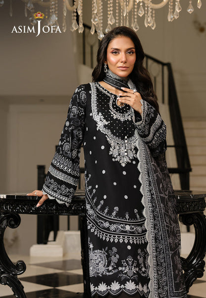 Asim Jofa | Summer Rhapsody | AJMCH-06 EMBROIDERED LAWN - Ladies Clothes - Maria Faisal