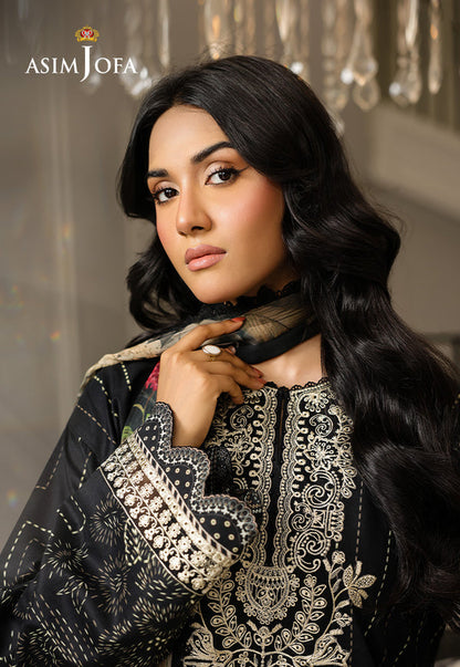Asim Jofa | Summer Rhapsody | AJMCH-12 EMBROIDERED LAWN - Ladies Clothes - Maria Faisal