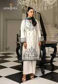 Asim Jofa | Summer Rhapsody | AJMCH-02 EMBROIDERED CAMBRIC - Ladies Clothes - Maria Faisal