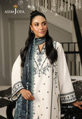 Asim Jofa | Summer Rhapsody | AJMCH-02 EMBROIDERED CAMBRIC - Ladies Clothes - Maria Faisal