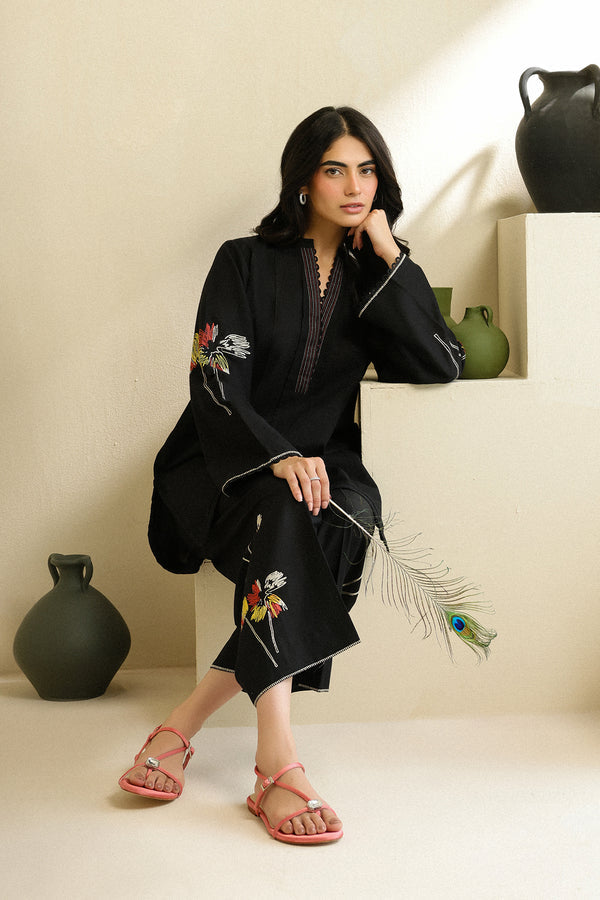 Sahar | Pre Essential Emb Edit | Night Jasmine - Ladies Clothes - Maria Faisal